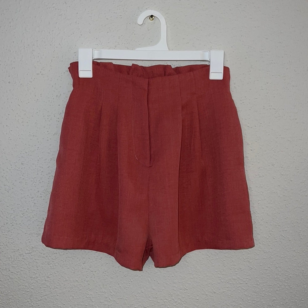 Synch-Waist High Waisted Dress Shorts